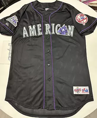 Majestic 1998 All Star Game Derek Jeter New York Yankees Jersey Sz Large • $375