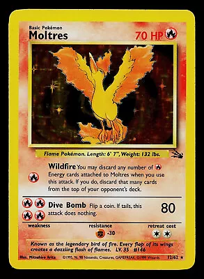 Pokemon Card - Moltres Fossil 12/62 Holo Rare • $34.99