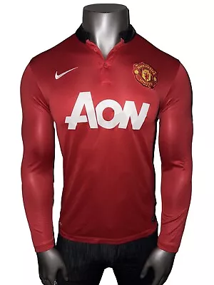 Nike 2013/2014 Manchester United Men’s Medium Long Sleeve Home Jersey 547929-624 • $75