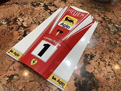 WOW!!!Curved FORMULA 1 F1 Racing Sign Race Car Nose Style NIKI LAUDA • $59