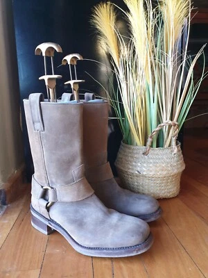 $250 • Buy Mens RM WILLIAMS Sz 9 RMW Boots Brown Leather Motorcycle Western Casual