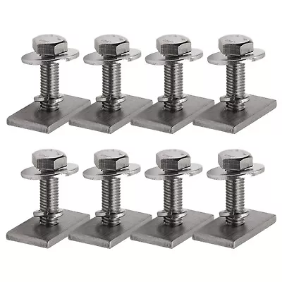 Slot Channel Nut 4mm M8x30mm Bolt Kit Rhino Thule Yakima Roof Rack Awning SS 32X • $25.30