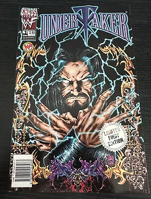 WWF UNDERTAKER Chaos Comic Book #1 Limited 1st Edition • £14