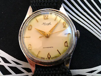 Very Rare Vintage Kienzle Antimagnetic Mechanical Men's German Wristwatch • $29