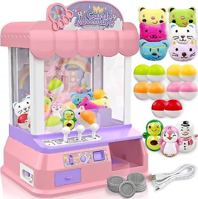 Mini Claw Machine Arcade Toy Grabber Candy Sweets Carnival Fair Gaming Party AU • $58.99