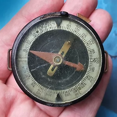 Vintage Soviet Antique Military Wrist Compass USSR Sports Compass. ORIGINAL • $44.99