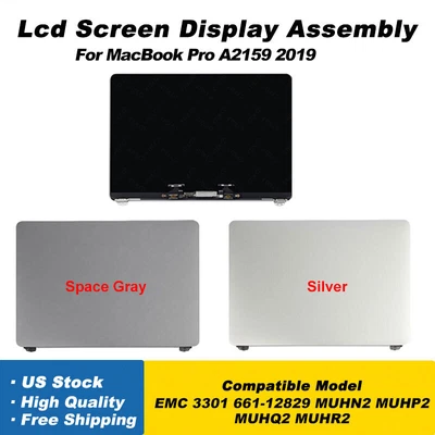 $179.99 • Buy For Apple MacBook Pro M1 2019 A2159 LCD Display Screen And Top Cover Replacement