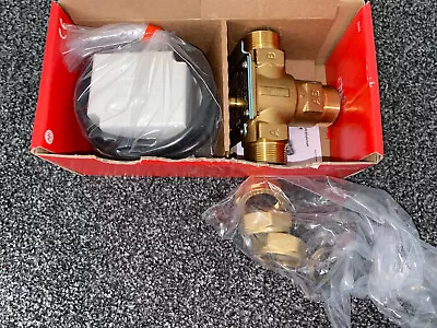 Danfoss Hs3b28 28mm 3 Port Mid-position Valve Complete With Actuator 087n6651 • £125