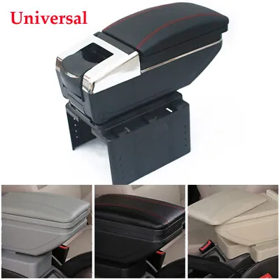 $81.89 • Buy US STOCK Universal Car Center Console Armrest Box Car Storage Cup Holder Parts