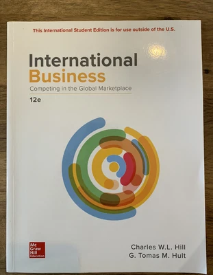 £24.99 • Buy ISE International Business: Competing In The Global Marketplace 12e By Charles H