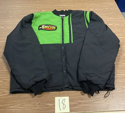 Vintage 90's Arctic Cat Wear Black Insulated Full Zip Riding Jacket Size XLT • $39.99
