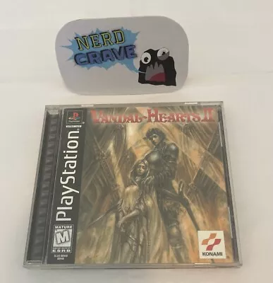 Vandal-Hearts II (Sony PlayStation 1 1999) CIB!! Tested! Excellent Condition! • $129.99