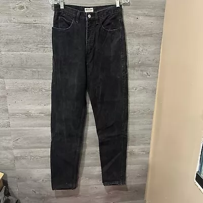 Vintage Guess Jeans Womens 30  Black High Waist Mom Skinny Tapered Leg  (28x32) • $27