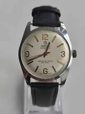  Mortima Vintage French Watch Mechanical Rare Works Good  • $120