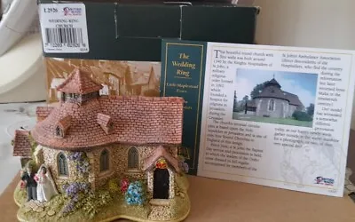 Lilliput Lane L2926 The Wedding Ring (church) - Little Maplestead + Box & Deeds • £29.95