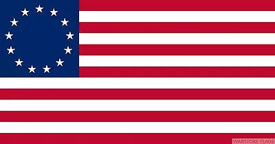 BETSY ROSS USA 5X3 FEET FLAG Polyester Fabric UNITED STATES OF AMERICA U.S.A. • £5.50