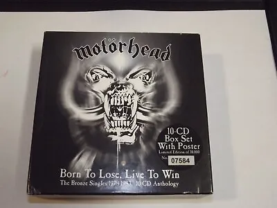 Motorhead Born To Lose Live To Win  10 Cd Box Set • $99.99