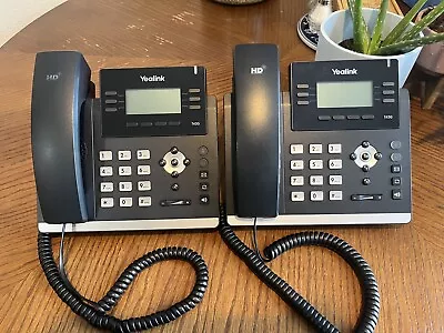 2x Yealink SIP-T42G Gigabit IP Phone Lot • $55