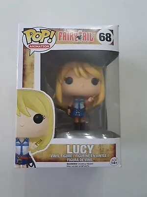 Funko Pop Fairy Tail LUCY #68 Anime Manga Vinyl Figure. Slight Box Wear • £30.99