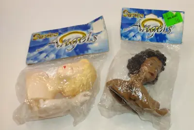 Darice Angel Doll Heads & Arms Kit X2 African American & Caucasian No Wings NOS • $12.99