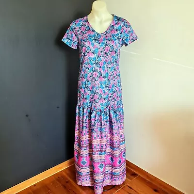 Women's Size S 'ORDER PLUS' Gorgeous Multicoloured Boho Maxi Dress - BNWT  • $35