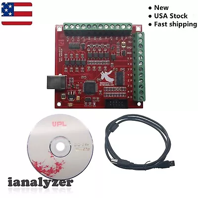 USB MACH3 Breakout Board 4 Axis Interface Driver CNC Motion Controller US • $22