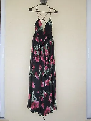 New Navy/Floral Maxi Dress From Meghan LA Size Large From Nordstrom Rack NWOT • $49.99