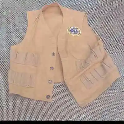 Vintage 1970s Hunting Vest With Patch M • $21.70