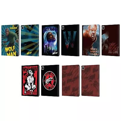 OFFICIAL UNIVERSAL MONSTERS THE WOLF MAN LEATHER BOOK WALLET CASE FOR APPLE IPAD • $29.95