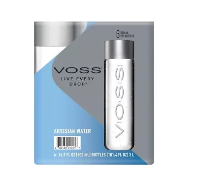 Voss Water 6 Pack (16.9 Fl Oz ) • $20