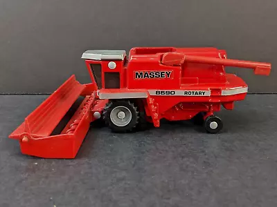 Vintage Massey Ferguson 8590 Rotary 1:64 Die Cast Red Combine • $29.99