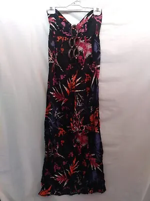 Roxy Black Cotton Maxi Dress Size 12 • $25