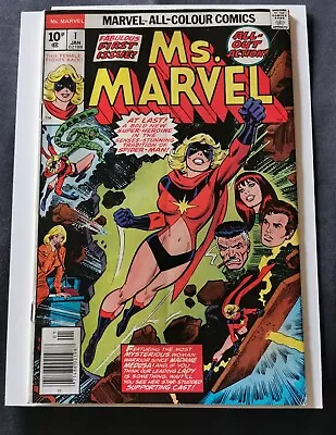 MS MARVEL #1 (1977) 1ST APPEARANCE CAROL DANVERS AS MS MARVEL Nice Copy • £55