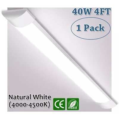 1 PACK 4FT LED SHOP LIGHT 4500K Daylight Fixture LED Ceiling Lights Garage Lamp • $19.99