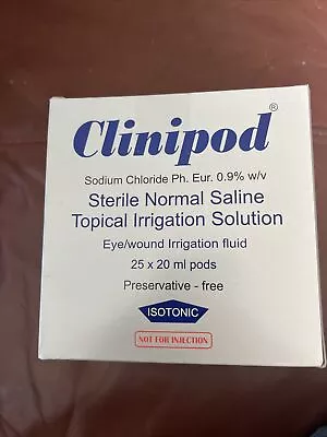 Clinipod Sterile Normal Saline Topical Irrigation Solution • £2