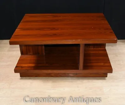 Art Deco Coffee Table Rosewood Modern Vintage Furniture • $840