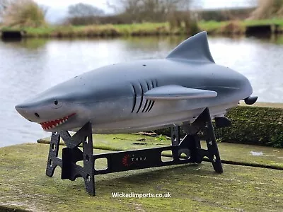 RC JET Boat Twin Motor Remote Control Racing Boats Yacht Toy Gift SHARK 2 In 1 • £26.01