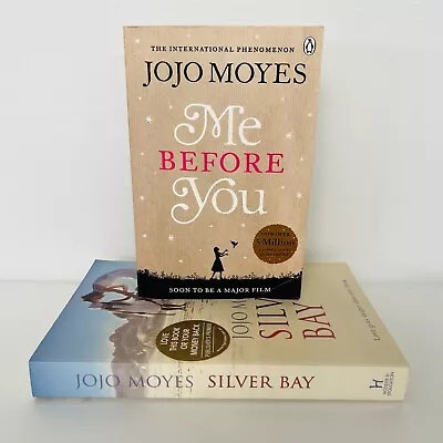 2 X  Jo Jo Moyes Me Before You & Silver Bay Paperback Romance • $17.80