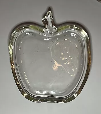 Retro Small Apple Shaped Dishes Set Of 8 Glass For Oil Butter Olives Tapas • $27.99