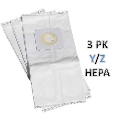 3 Replacement HEPA BAGS For HOOVER WINDTUNNEL TYPE Y  VACUUM Buy 2 Get 1 Free • $8.95