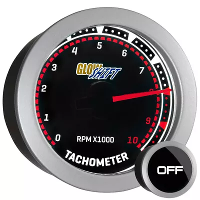 2 1/16  GLOWSHIFT TINTED TACHOMETER TACH GAUGE RPM METER KIT W BACKLIT LEDS • $54.99