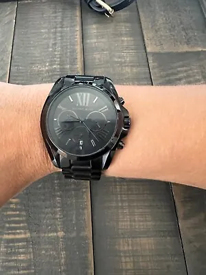 Michael Kors Watch - All Black Oversized Bradshaw Watch  • $120