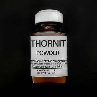 £12.99 • Buy THORNIT MITE Powder 100 YEAR ORIGINAL PROVEN FORMULA For Itchy Sore EARS DOG CAT