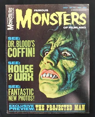 Famous Monsters Of Filmland July 1967 Magazine #45 - Dr. Blood's Coffin • $24.99