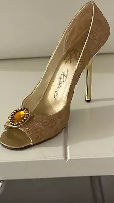 $55 • Buy RARE SIGNED Just The Right Shoe By Rain ‘GILDED GLAMOUR’- COA