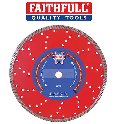 Faithfull 230mm 9  Continuous Rim Turbo Saw/Grinder Diamond Blade FAIDB230TURB • £39.95