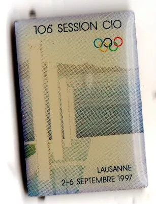 Olympic Games Pin Depicting Ioc 106th Session. Lausanne 1997.  • $12.50