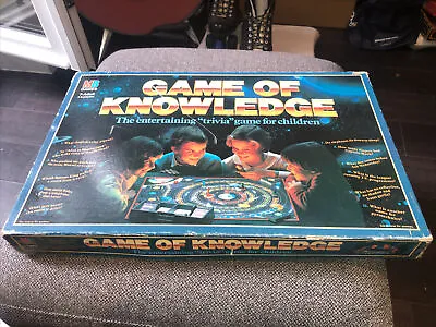 MB Games Game Of Knowledge 1984 Vintage Board Game Complete Good Condition • £13.49