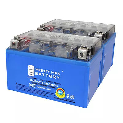 Mighty Max YTZ10SGEL 12V 8.6AH GEL Battery Replaces Mv Agusta F3 800 13 - 2 Pack • $64.99