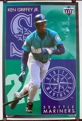 Htf 1994 Costacos Bros Seattle Mariners Ken Griffey Jr Poster Elite Series 23x35 • $29